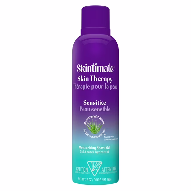 Skin Therapy Sensitive Shave Gel for Women, Sensitive Skin Moisturizing Shaving Cream, 7 oz