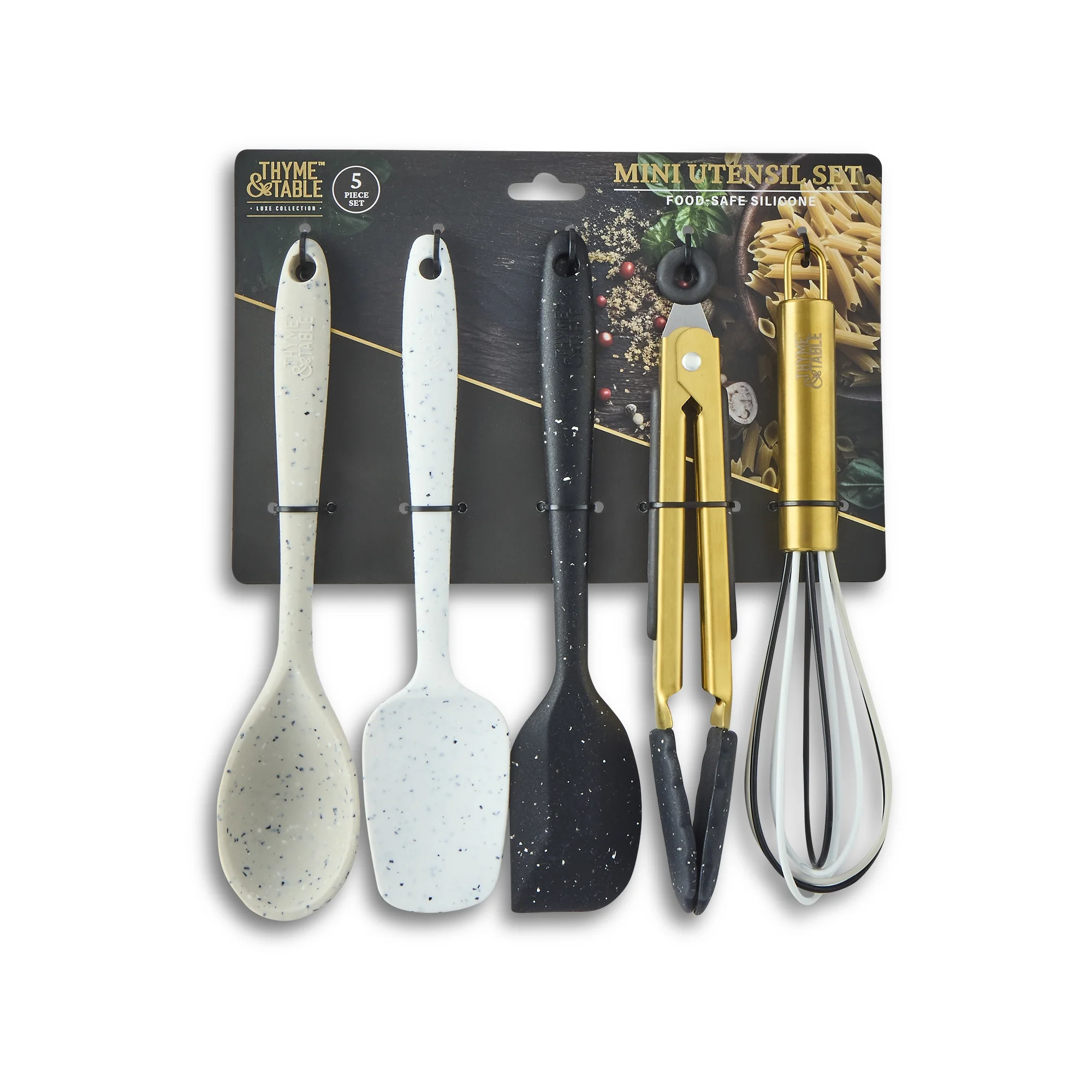 5-Piece Silicone Mini Kitchen Utensil Set